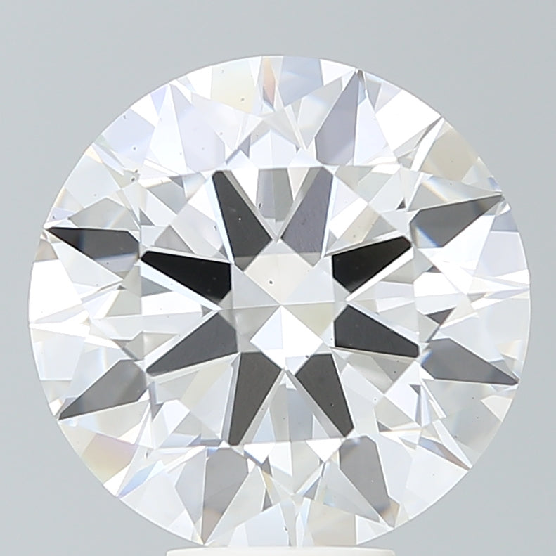 7.44ct Round F VS2 Lab Created Diamond