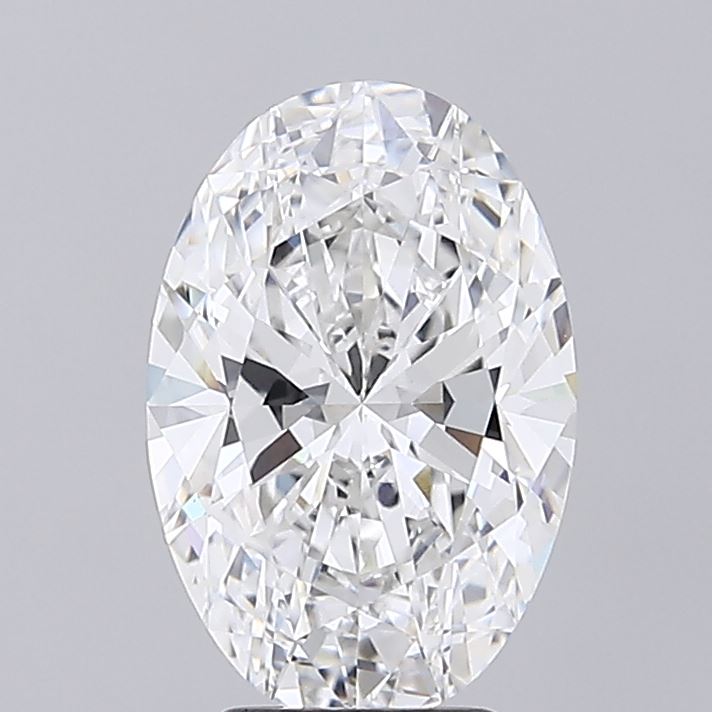 4ct Oval E VVS2 Lab Created Diamond