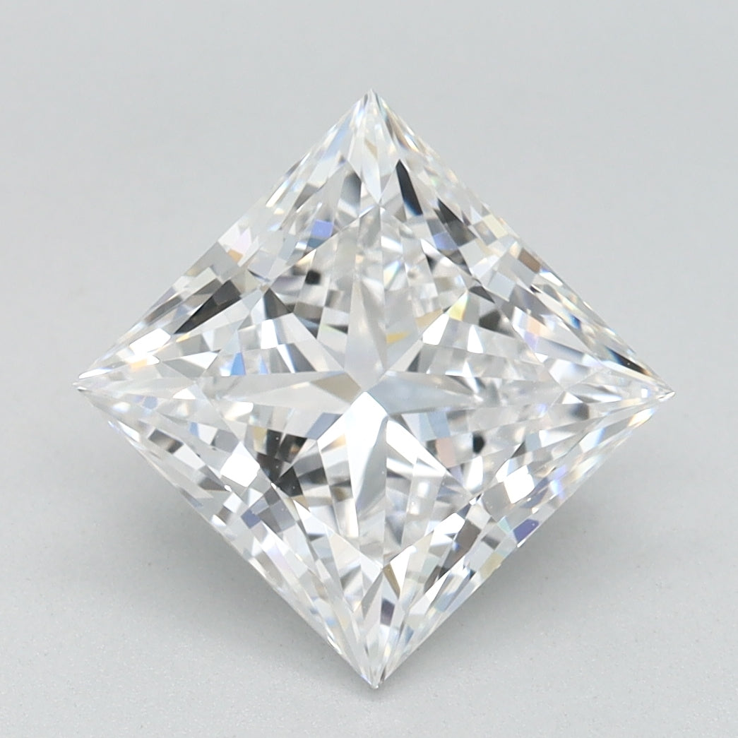 2.15ct Princess D IF Lab Created Diamond