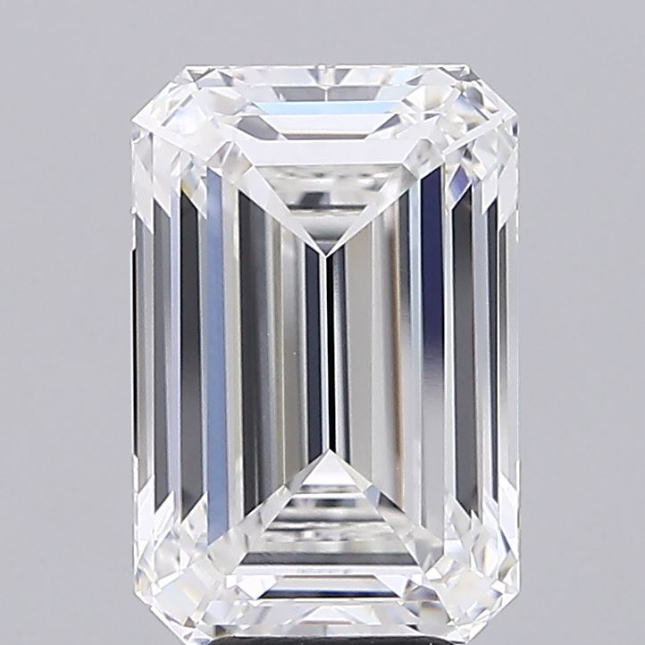 6.03ct Emerald F VVS2 Lab Created Diamond