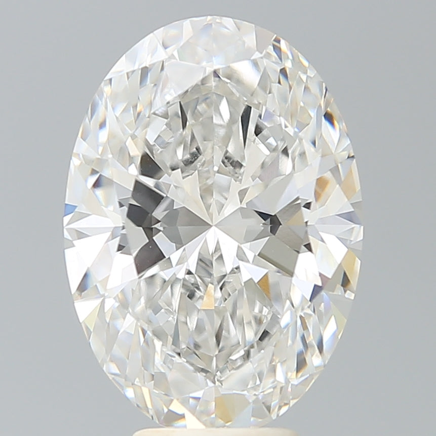 6.49ct Oval F VVS2 Lab Created Diamond