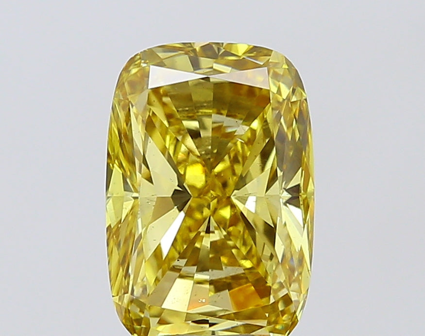 4ct Cushion VS2 Lab Created Diamond
