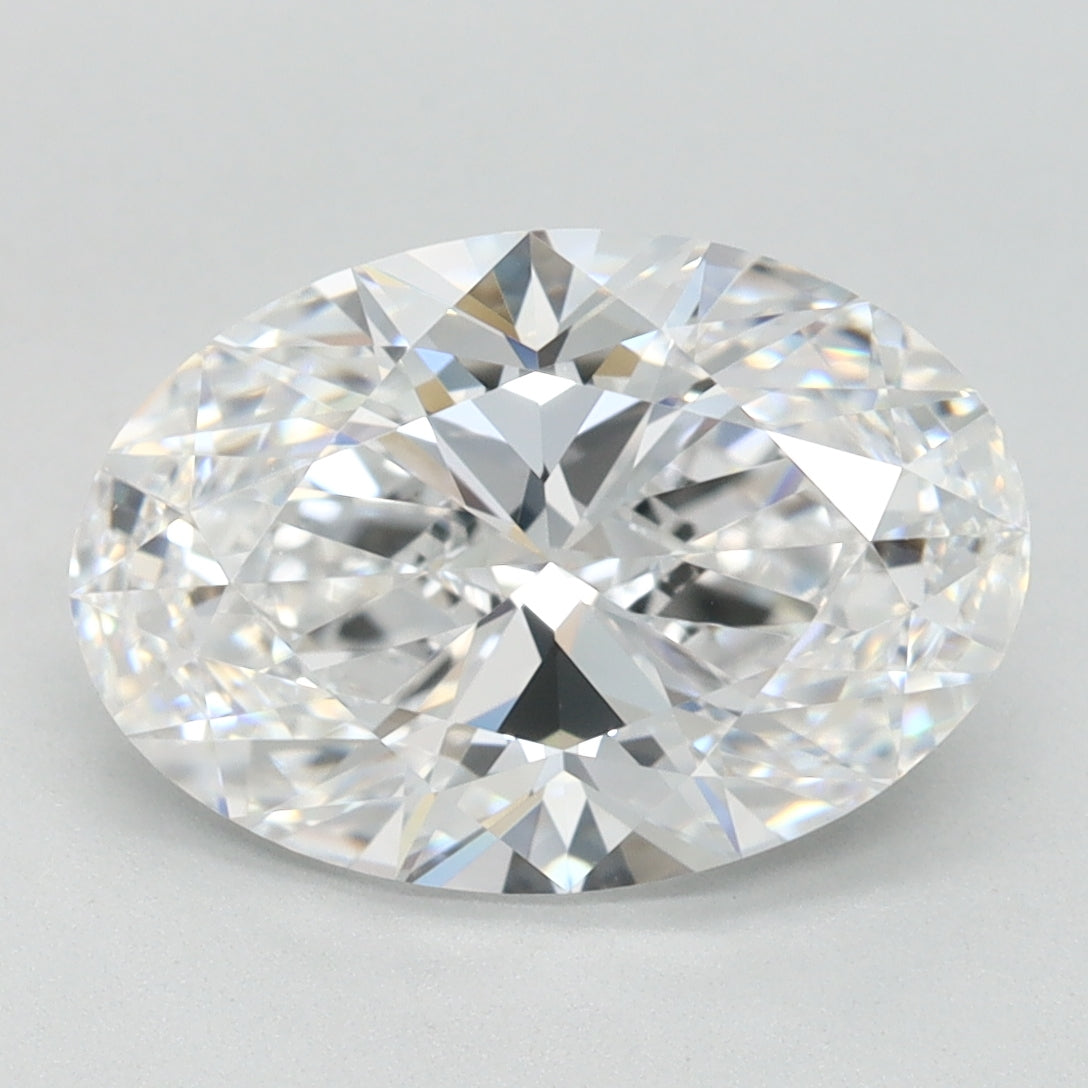 2.77ct Oval D VVS1 Lab Created Diamond