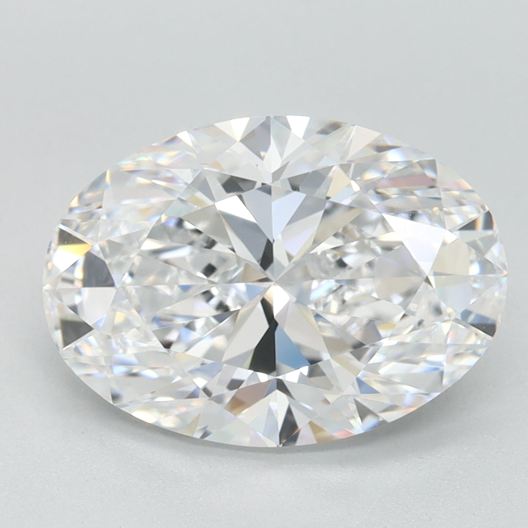 3ct Oval D IF Lab Created Diamond