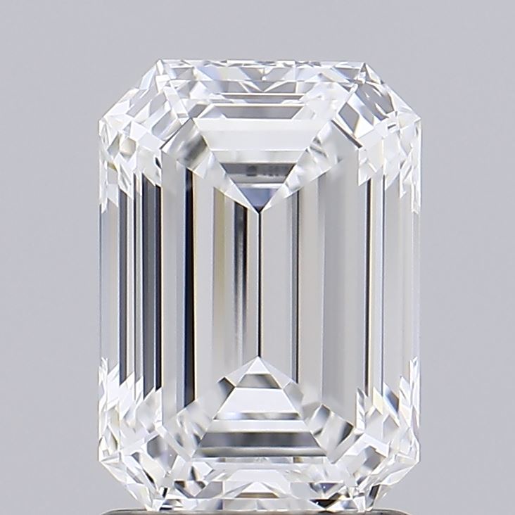 1.39ct Emerald D IF Lab Created Diamond