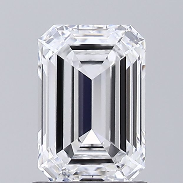 1.29ct Emerald D VVS2 Lab Created Diamond