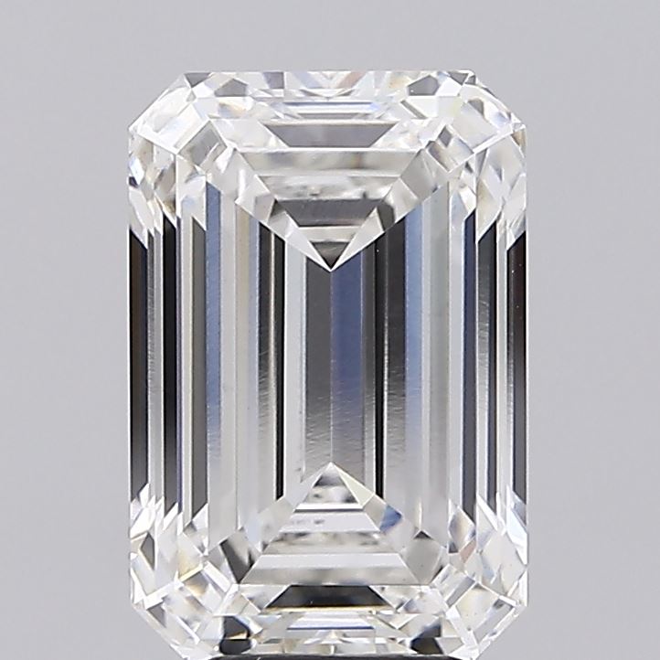 5.05ct Emerald F VS1 Lab Created Diamond