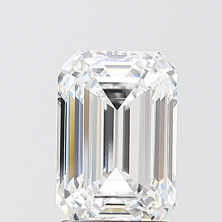 2.06ct Emerald D VVS2 Lab Created Diamond