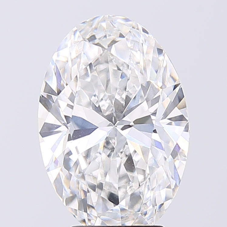 4.08ct Oval D VVS2 Lab Created Diamond