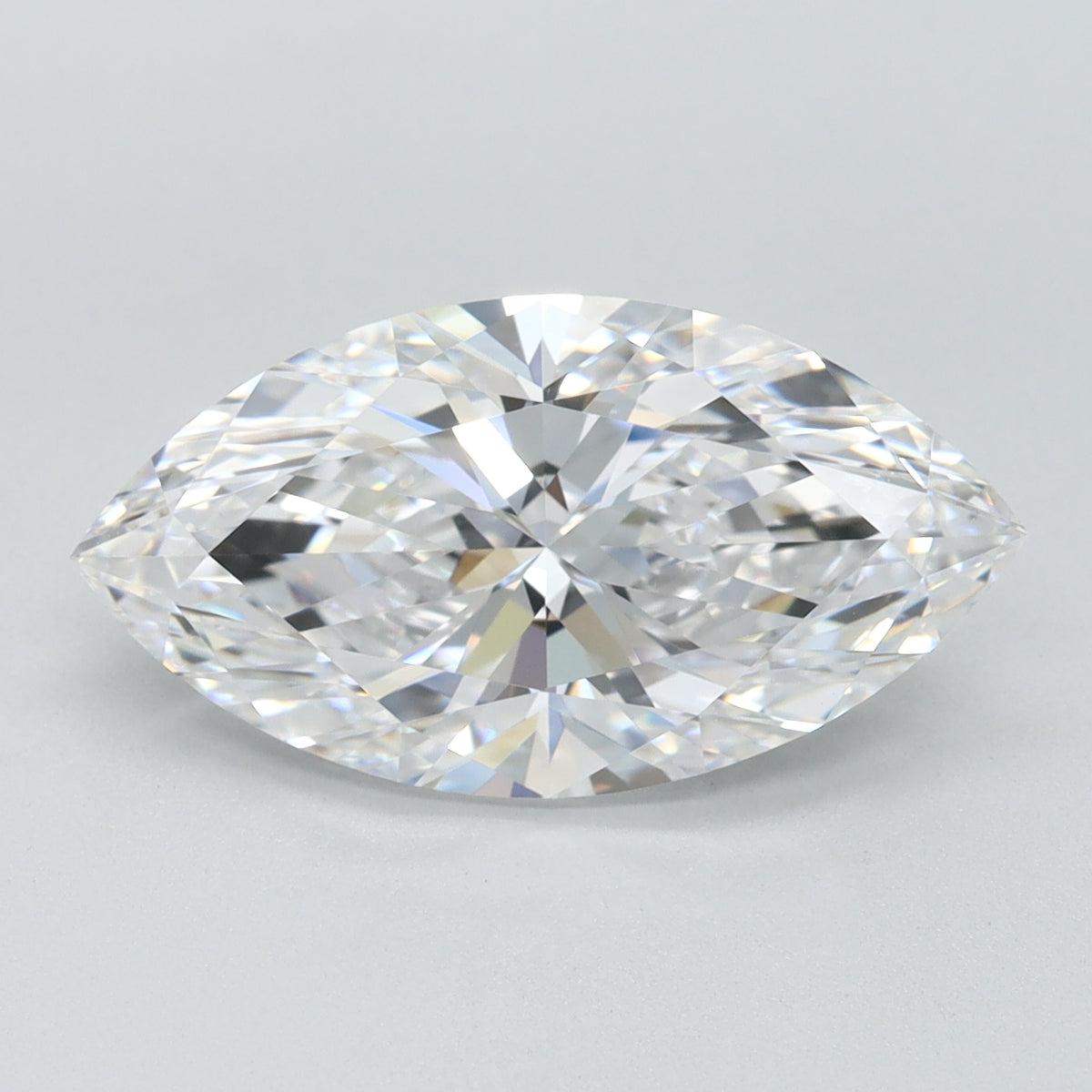 3ct Marquise D IF Lab Created Diamond