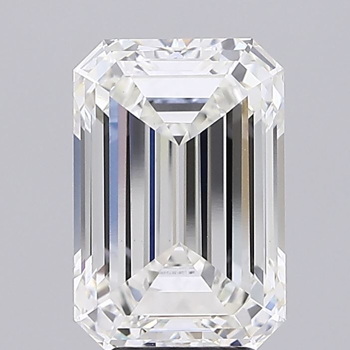 5.04ct Emerald G VVS2 Lab Created Diamond