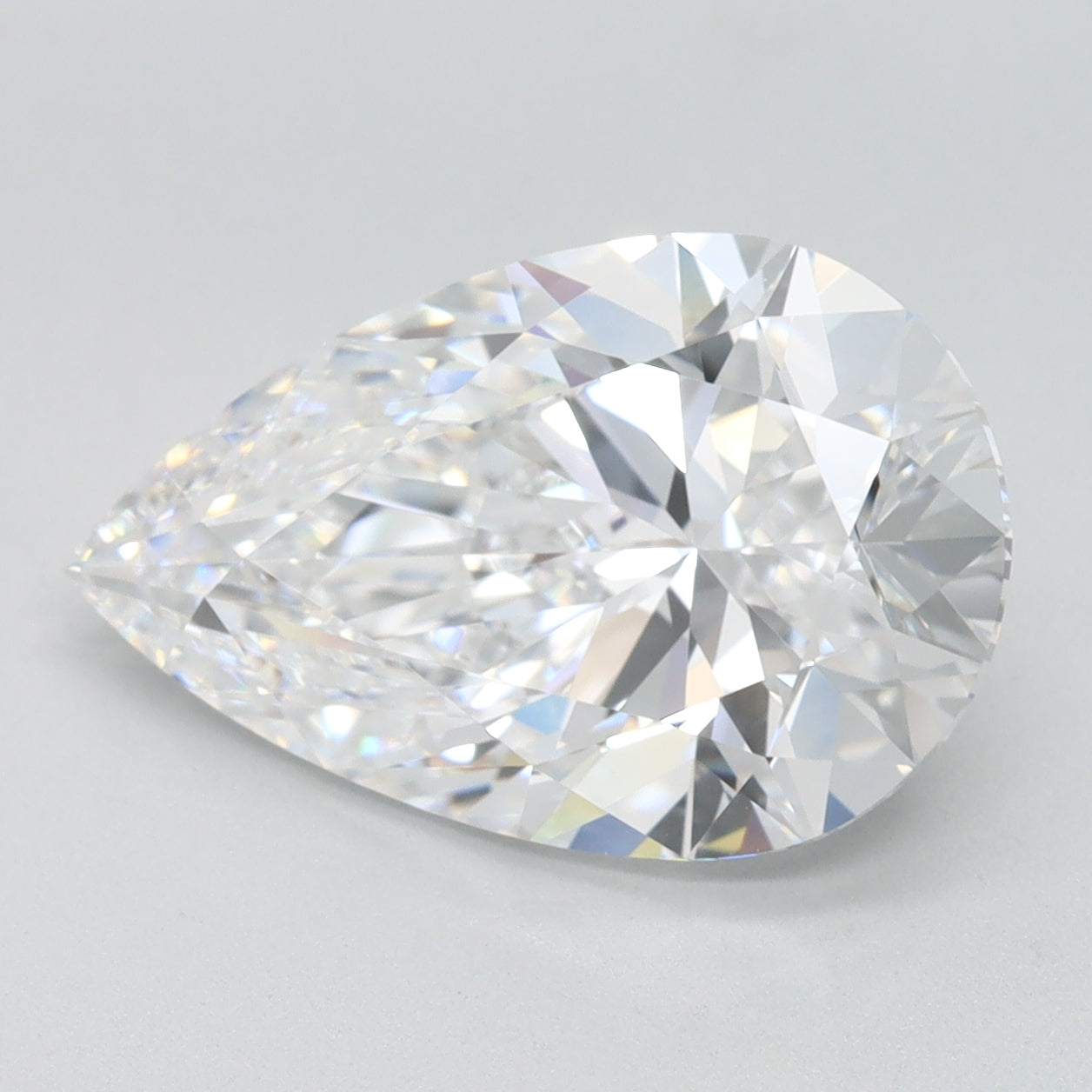 3.56ct Pear D VVS1 Lab Created Diamond