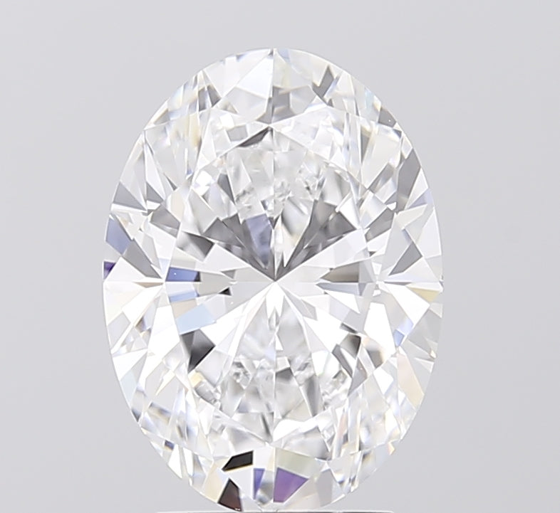 3.02ct Oval D IF Lab Created Diamond