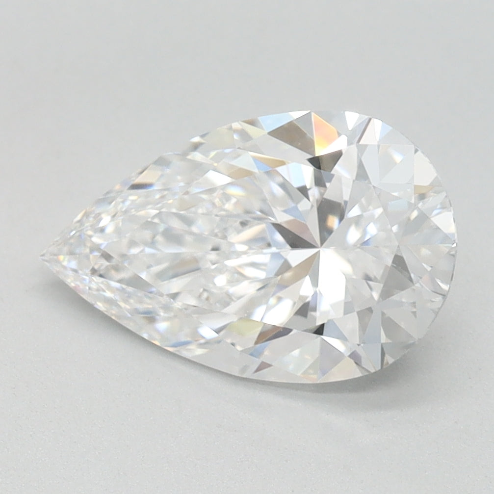 1.58ct Pear D IF Lab Created Diamond
