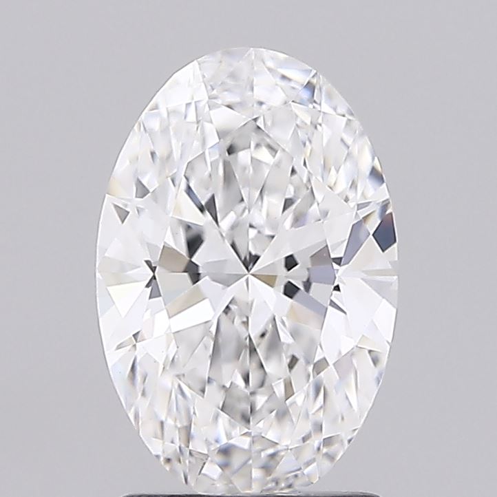 1.59ct Oval D VVS2 Lab Created Diamond