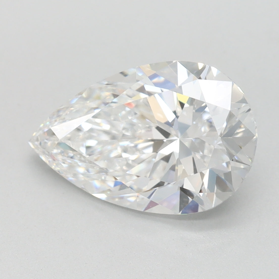 2.2ct Pear D VVS1 Lab Created Diamond