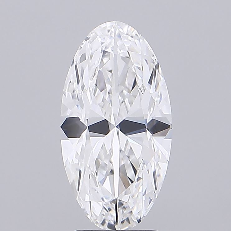 3.23ct Oval D VVS2 Lab Created Diamond