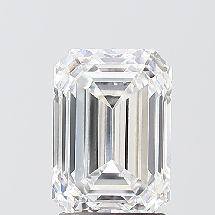 2.06ct Emerald D VVS2 Lab Created Diamond