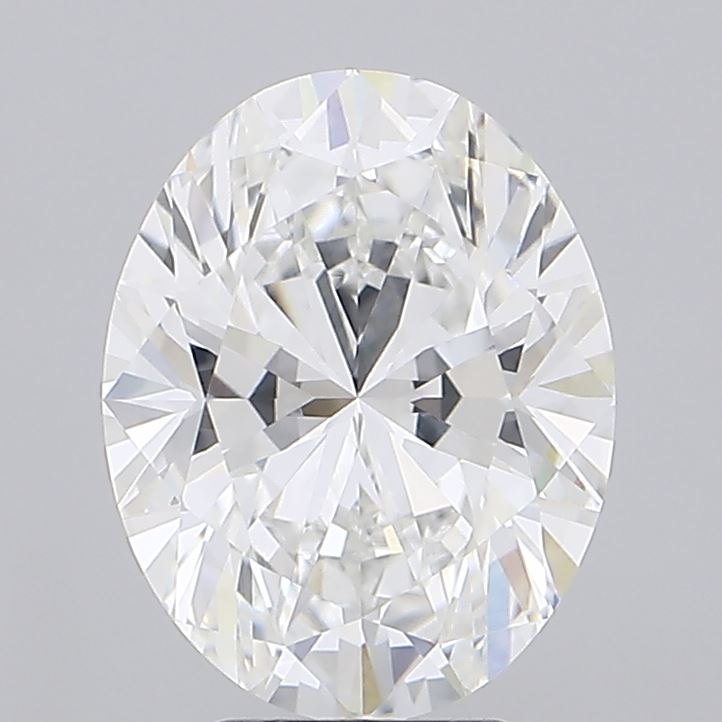 5.05ct Oval E VVS2 Lab Created Diamond
