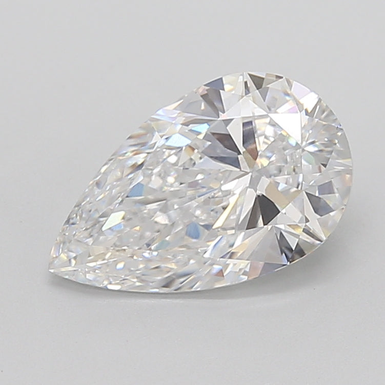 3.4ct Pear D VVS2 Lab Created Diamond