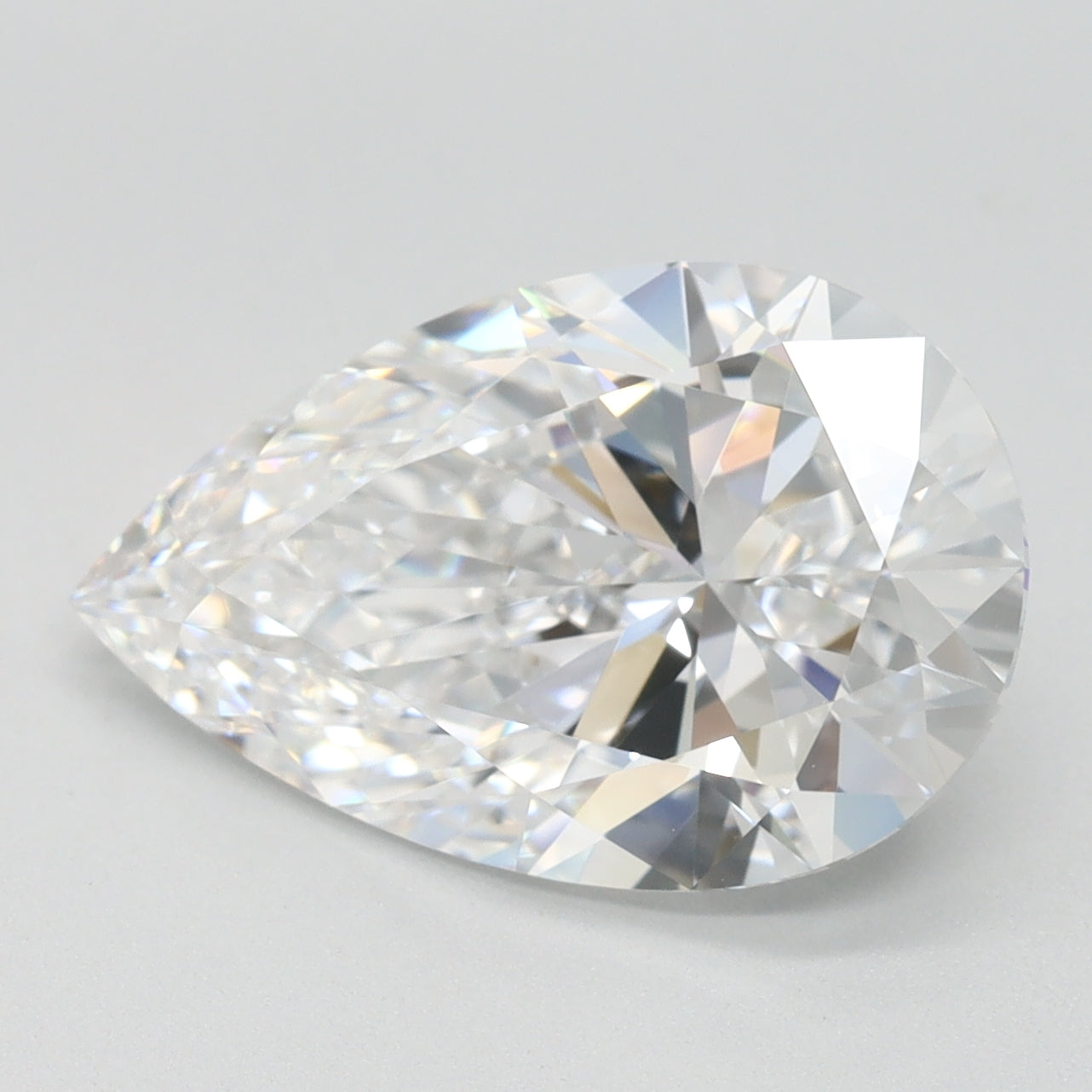 3.63ct Pear D VVS1 Lab Created Diamond