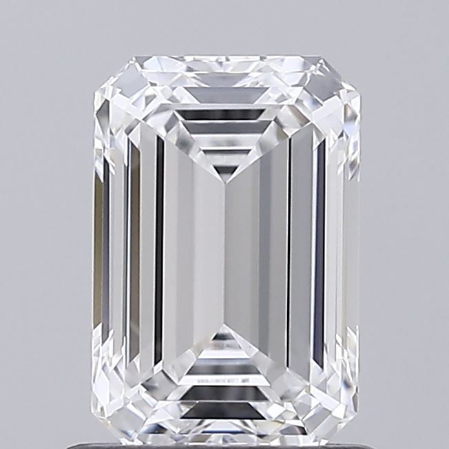 1.04ct Emerald D VVS1 Lab Created Diamond