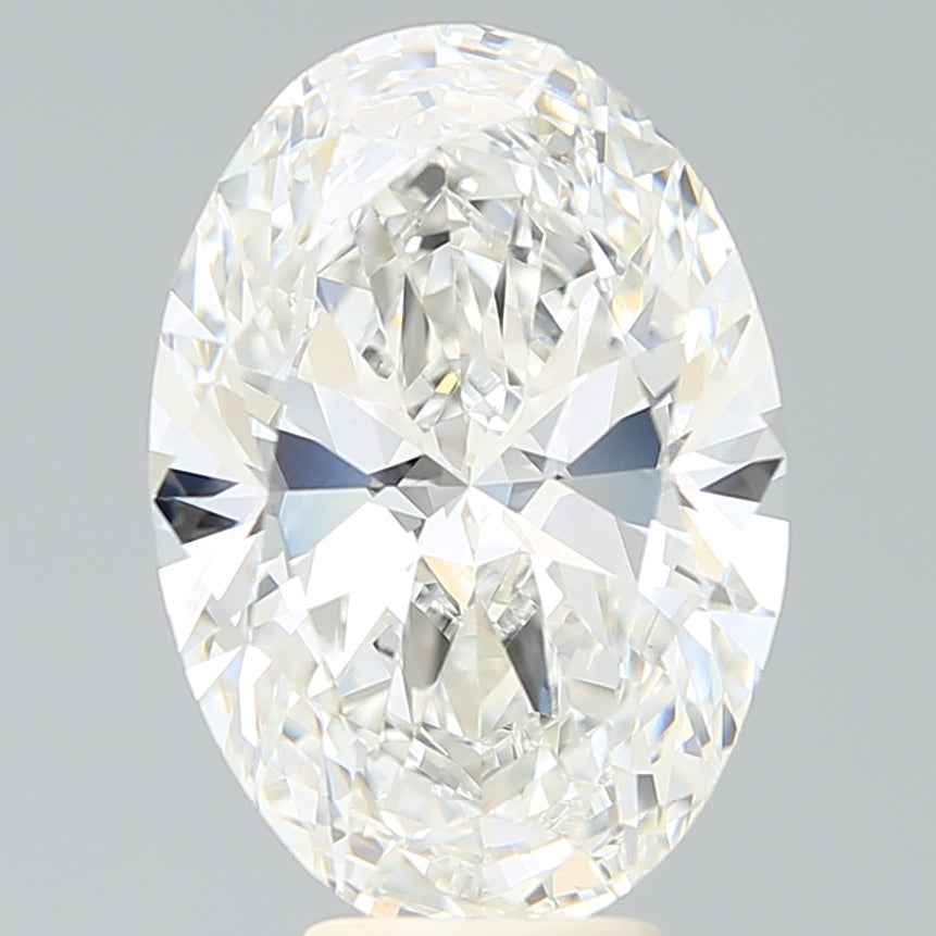 6.26ct Oval F VS1 Lab Created Diamond