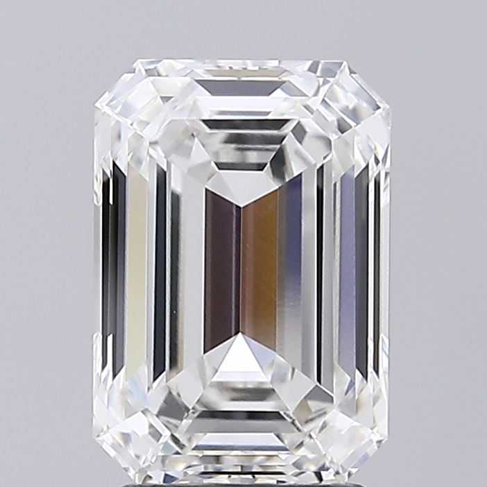 3.08ct Emerald G VVS2 Lab Created Diamond