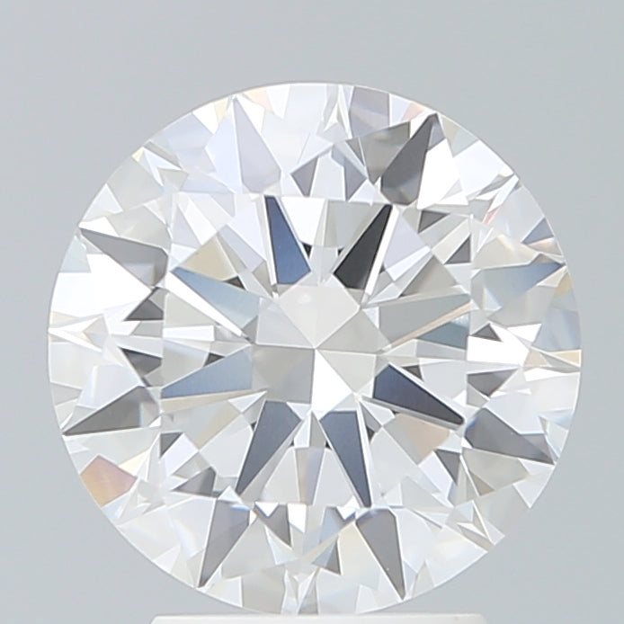 3.28ct Round F VVS2 Lab Created Diamond