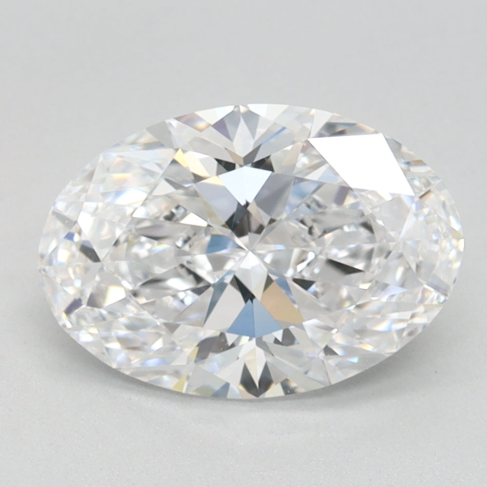 1.7ct Oval D IF Lab Created Diamond