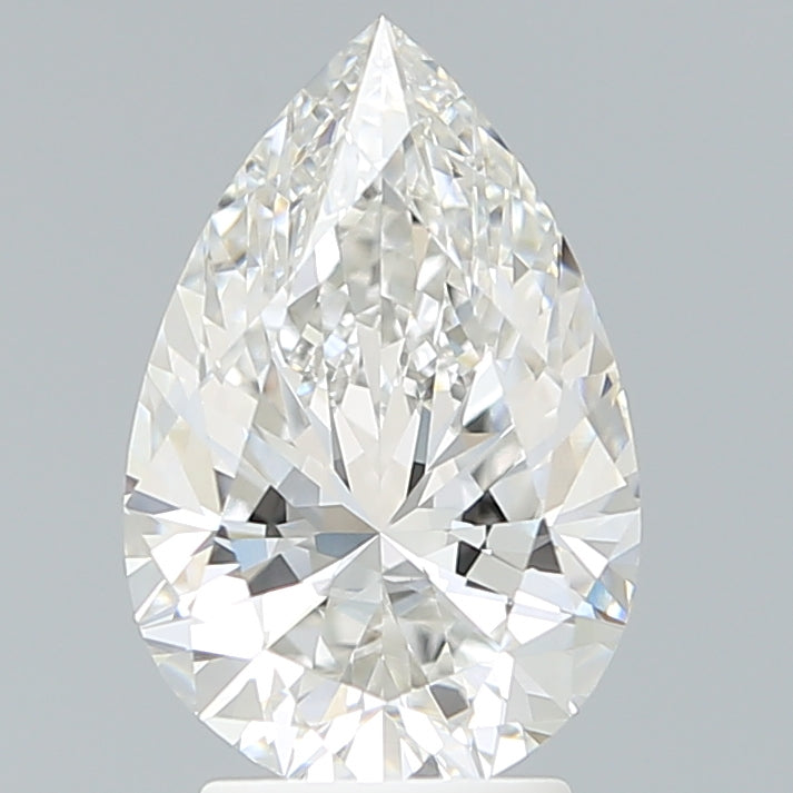 3.21ct Pear F VVS2 Lab Created Diamond