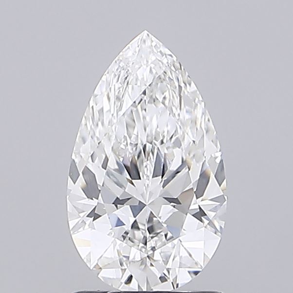 1.3ct Pear F VVS1 Lab Created Diamond