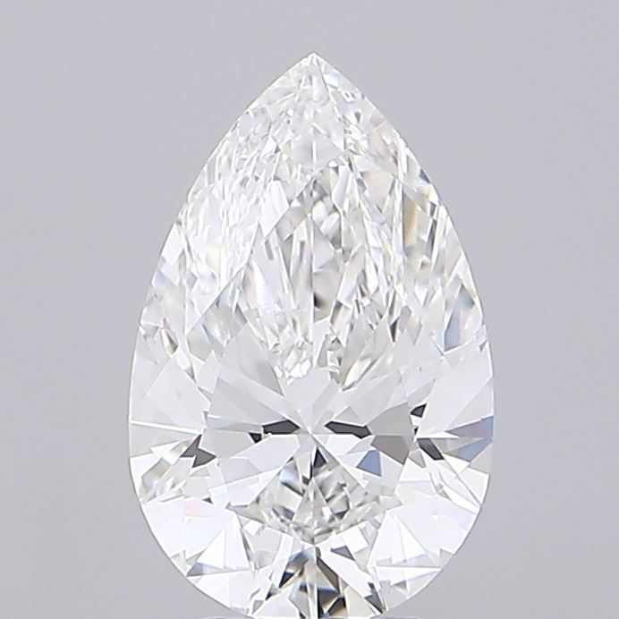 4.06ct Pear E VVS2 Lab Created Diamond