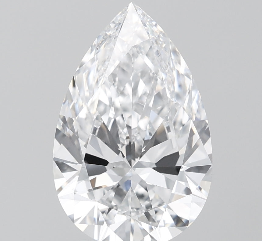 3.03ct Pear E IF Lab Created Diamond