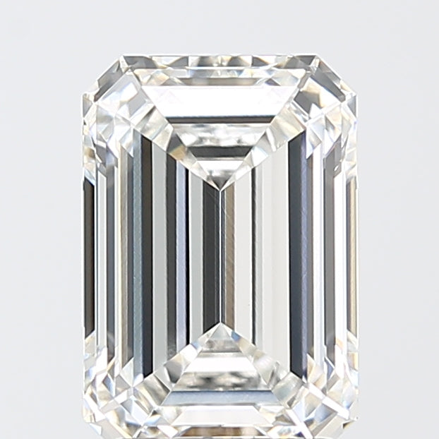 3.1ct Emerald F VVS2 Lab Created Diamond