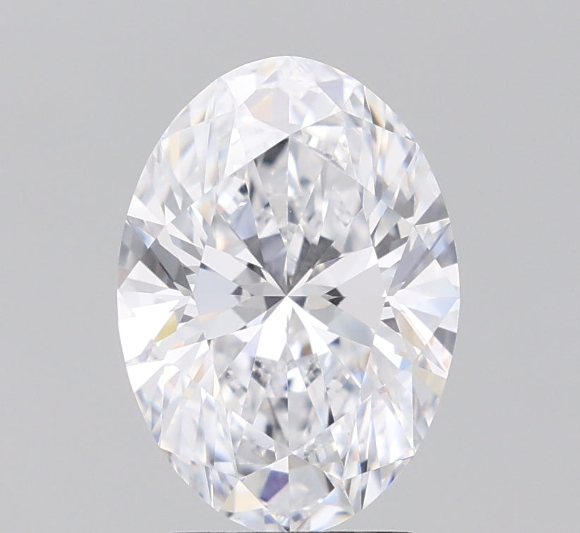 3.03ct Oval D IF Lab Created Diamond