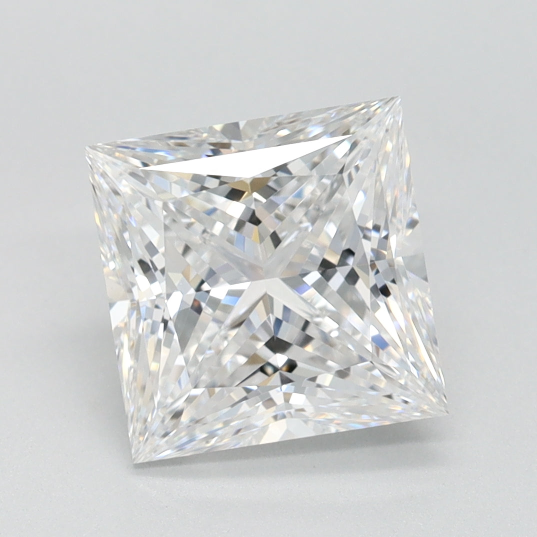 2.4ct Princess D VVS1 Lab Created Diamond