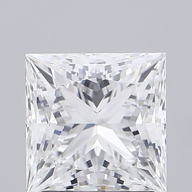 2.04ct Princess E VS1 Lab Created Diamond