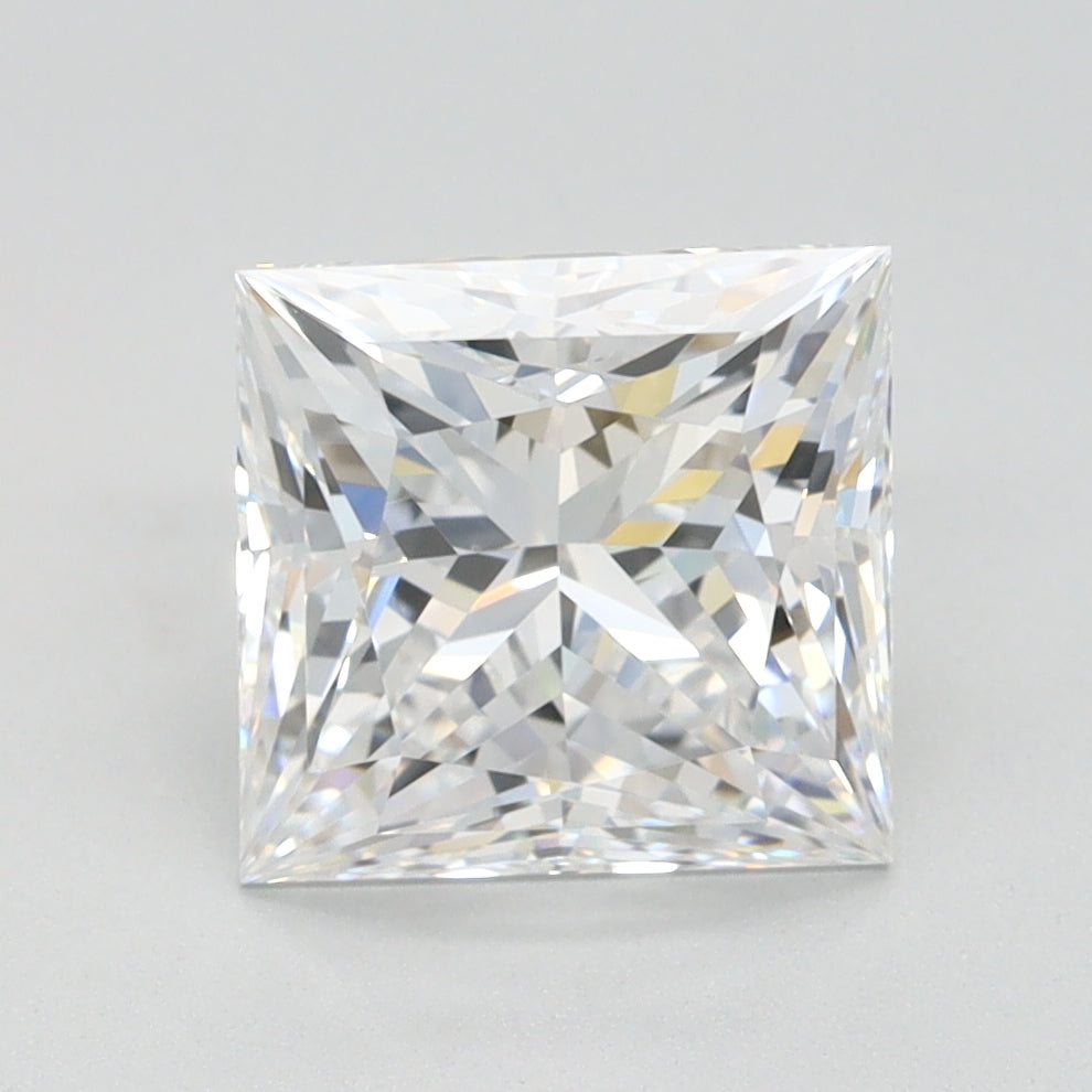 2.05ct Princess D IF Lab Created Diamond