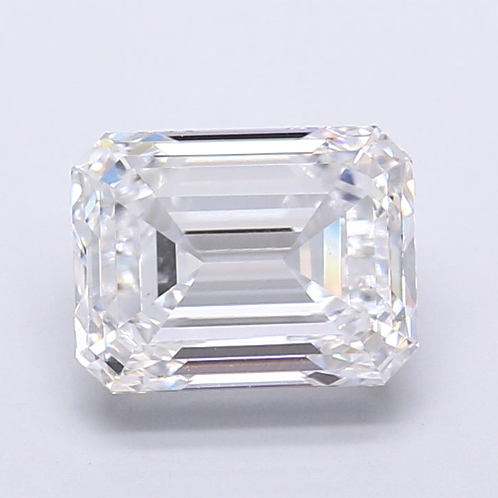 4.18ct Emerald D VVS1 Lab Created Diamond