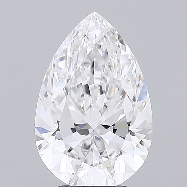 4.03ct Pear D VVS2 Lab Created Diamond