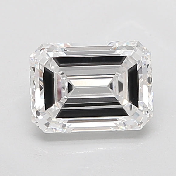 2.4ct Emerald D VVS2 Lab Created Diamond