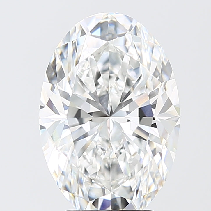 4.02ct Oval D VVS2 Lab Created Diamond
