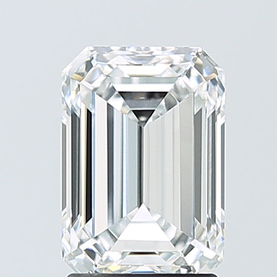 2.07ct Emerald D VVS2 Lab Created Diamond