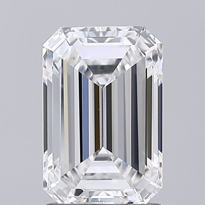 1.53ct Emerald E VVS2 Lab Created Diamond
