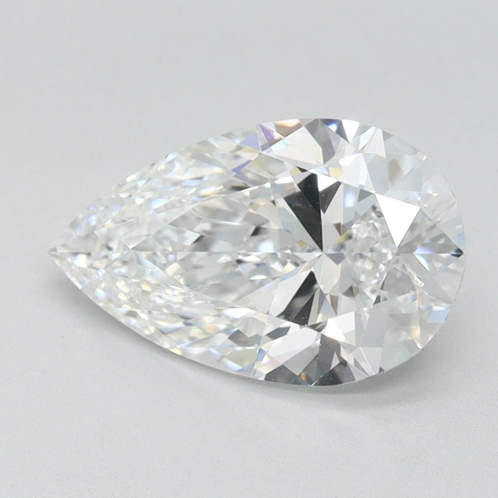 1.5ct Pear D VVS1 Lab Created Diamond