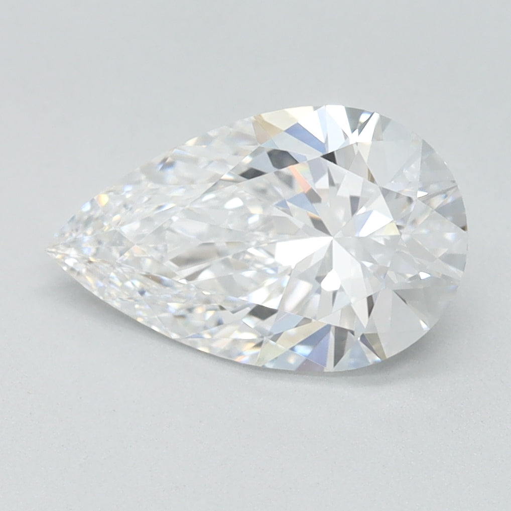1.34ct Pear D IF Lab Created Diamond