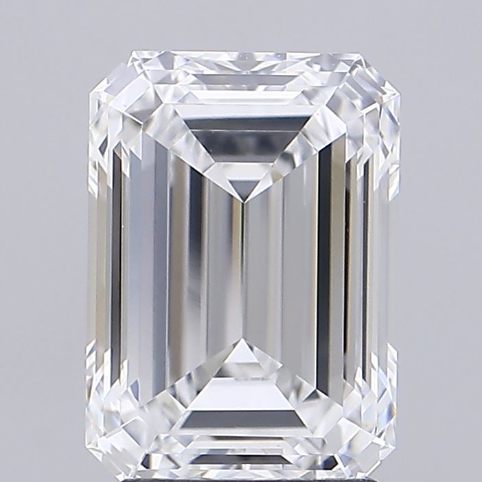 3.06ct Emerald D VVS2 Lab Created Diamond
