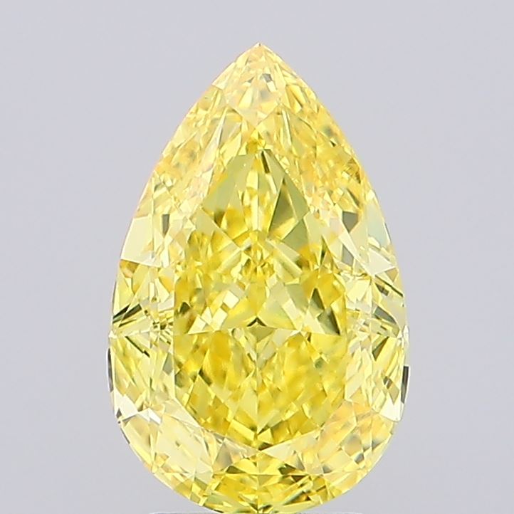 2.96ct Pear VVS2 Lab Created Diamond