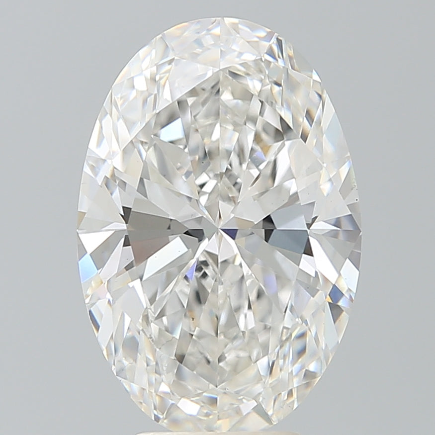 6.21ct Oval F VS1 Lab Created Diamond